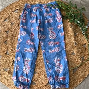 Crewcuts‎ Pineapple Cotton loungewear Pants. Size 10